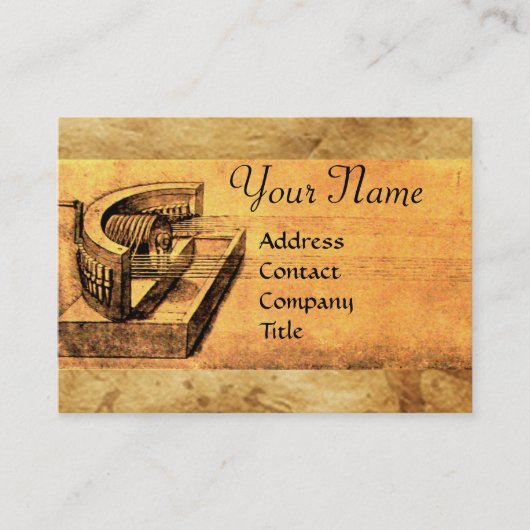 DE GIANT ROSSBOW EN DE MACHINE VOOR HET MAKEN VAN  VISITEKAARTJE (Voorkant)