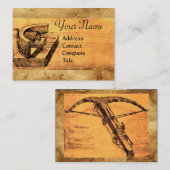 DE GIANT ROSSBOW EN DE MACHINE VOOR HET MAKEN VAN  VISITEKAARTJE (Voorkant / Achterkant)