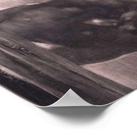 De Giant van Francisco de Goya Poster (Hoek)