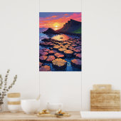 De Giant's Causeway Poster (Keuken)