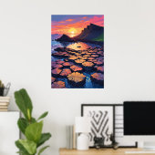 De Giant's Causeway Poster (Thuiskantoor)