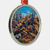 De Giants of the Desert Round Ornament (Rechts)