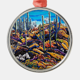 De Giants of the Desert Round Ornament