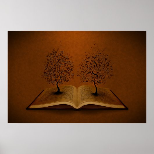 De GiddyUp-structuur en de Bickham-scriptstructuur Poster (Voorkant)