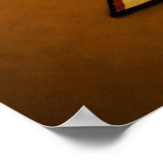 De GiddyUp-structuur en de Bickham-scriptstructuur Poster (Hoek)