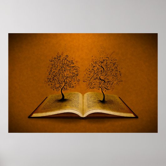 De GiddyUp-structuur en de Bickham-scriptstructuur Poster (Voorkant)