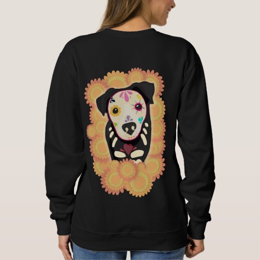 De Gids – Día de los Muertos Hond Kunst Trui (Achterkant)