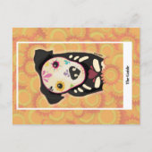 De Gids – Día de los Muertos Hond Tarot Kunst Briefkaart (Voorkant)