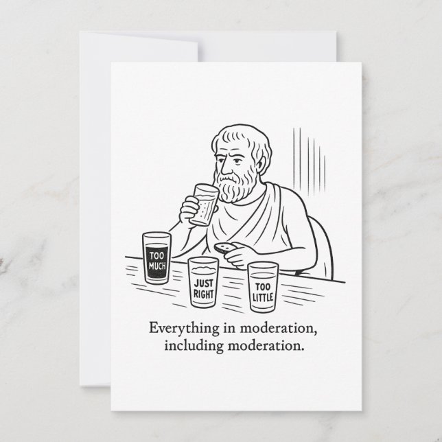 De gids van Aristoteles voor matiging (Voorkant)