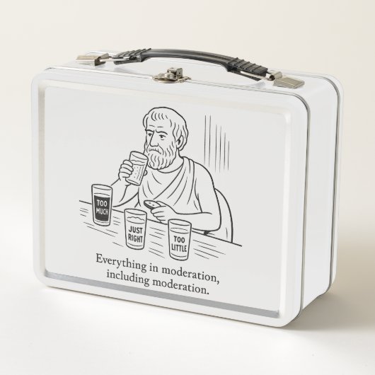 De gids van Aristoteles voor matiging (Voorkant)