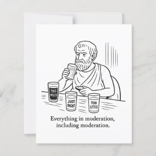 De gids van Aristoteles voor matiging