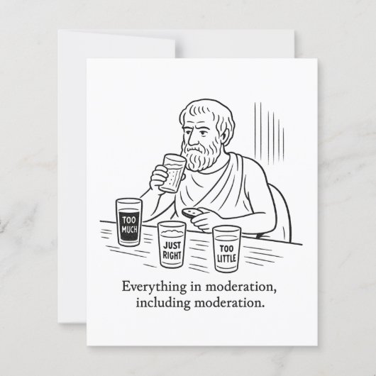 De gids van Aristoteles voor matiging (Voorkant)