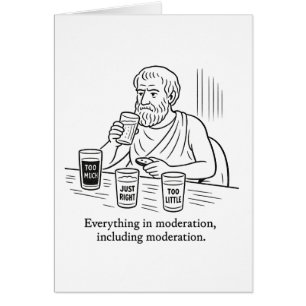 De gids van Aristoteles voor matiging