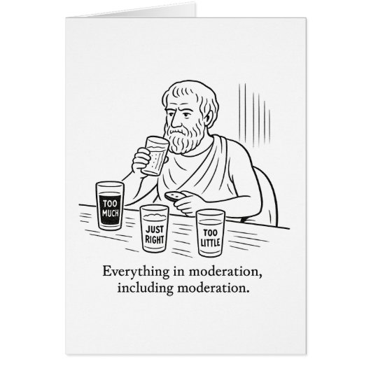 De gids van Aristoteles voor matiging (Voorkant)