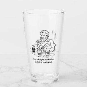 De gids van Aristoteles voor matiging Glas
