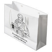 De Gids van Aristoteles voor Matiging Groot Cadeauzakje (Voorkant Gekanteld)