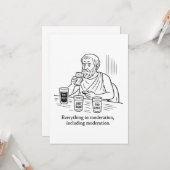 De Gids van Aristoteles voor Matiging Kaart (Voorkant / Achterkant in situ)