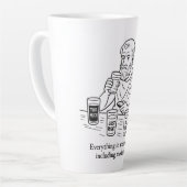 De gids van Aristoteles voor matiging Latte Mok (Linkerhoek)