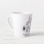 De gids van Aristoteles voor matiging Latte Mok (Linkerhoek)