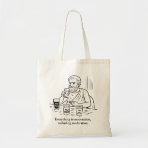 De Gids van Aristoteles voor Matiging Tote Bag