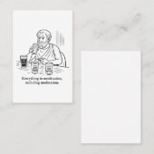 De gids van Aristoteles voor matiging Visitekaartje (Voorkant / Achterkant)
