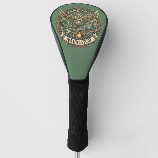 De Gids van de Navigator Golfheadcover (Voorkant)
