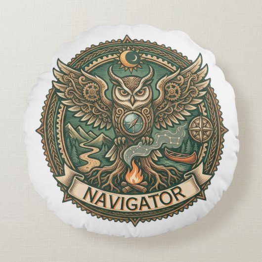 De Gids van de Navigator Rond Kussen (Voorkant)