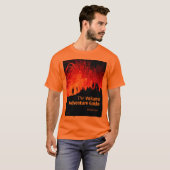 De gids voor het avontuur van de vulkaan t-shirt (Voorkant volledig)