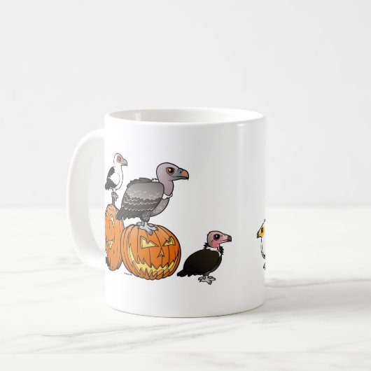 De Gieren van Halloween Koffiemok (Voorkant links)