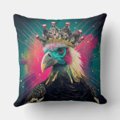 De Gierkoningin - Vogel Worp Kussen (Achterkant)
