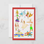 De gietvorm van de Nutkraker Bedankkaart (Voorkant)