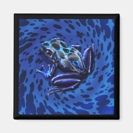 De gifmagneet Azureus Magneet (Voorkant)