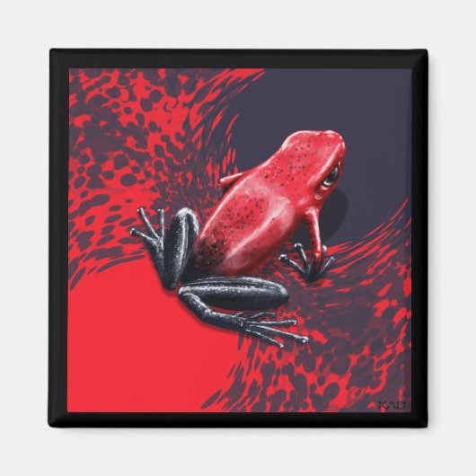 De gifmagneet Pumilio Magneet (Voorkant)