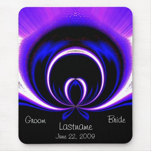 De gift Mousepad van het Huwelijk Muismat (Voorkant)
