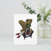 De Gift van de Bushalte van Suzie van Ragdoll Briefkaart (Staand voorkant)