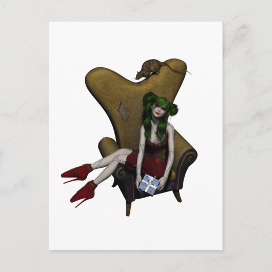 De Gift van de Bushalte van Suzie van Ragdoll Briefkaart (Voorkant)