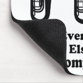 De Gift van de tuba Muismat (Hoek)