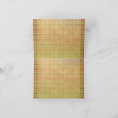 De Gift van het vakantie dankt u nota neemt van Bedankkaart (Binnen)