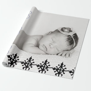 De gift verpakkend document van het baby broodjes cadeaupapier