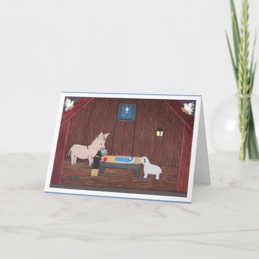 DE GIFTEN FEESTDAGEN KAART (Voorkant)