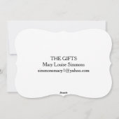 DE GIFTEN FEESTDAGENKAART (Achterkant)