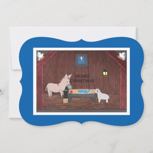 DE GIFTEN FEESTDAGENKAART (Voorkant)