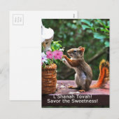 De Giften van de Kaarten van Hashanah van Rosh Feestdagenkaart (Voorkant / Achterkant)