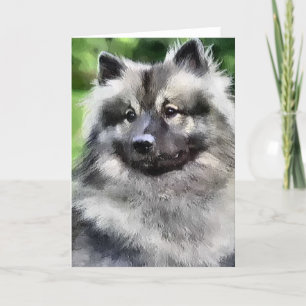 De Giften van de Kunst van Keeshond Kaart
