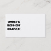 De Giften van de T-shirts van Grampa van het Visitekaartje (Achterkant)