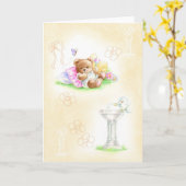 De giften van het doopsel kaart (Gele Bloem)