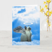 De Giften van het Katje van de engel Kaart (Gele Bloem)