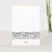 De Giften van het Wenskaart van de bevestiging van Kaart (Achterkant)