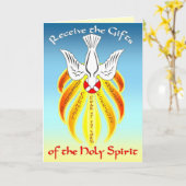 De Giften van het Wenskaart van de bevestiging van Kaart (Gele Bloem)