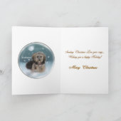 De Giften van Kerstmis van Cockapoo Feestdagen Kaart (Binnen)